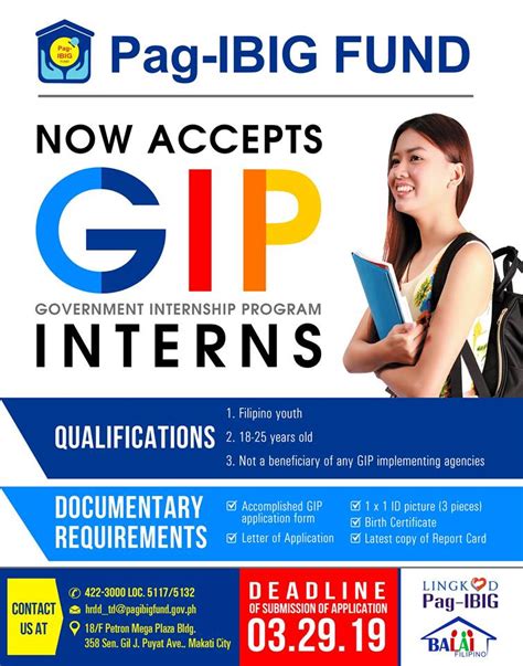 GOVERNMENT INTERNSHIP PROGRAM (GIP) BENEFICIARIES.